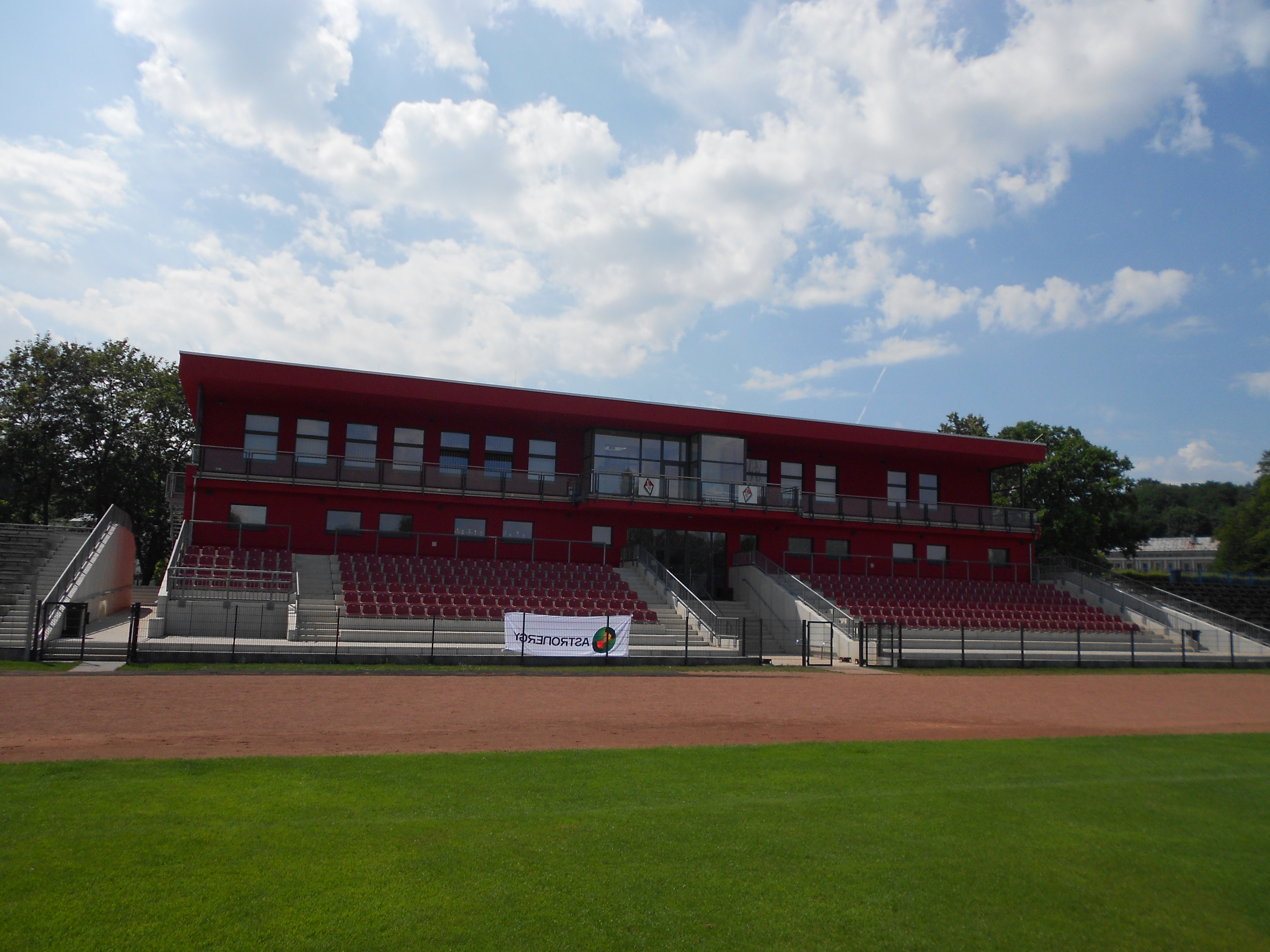 Stadion außen